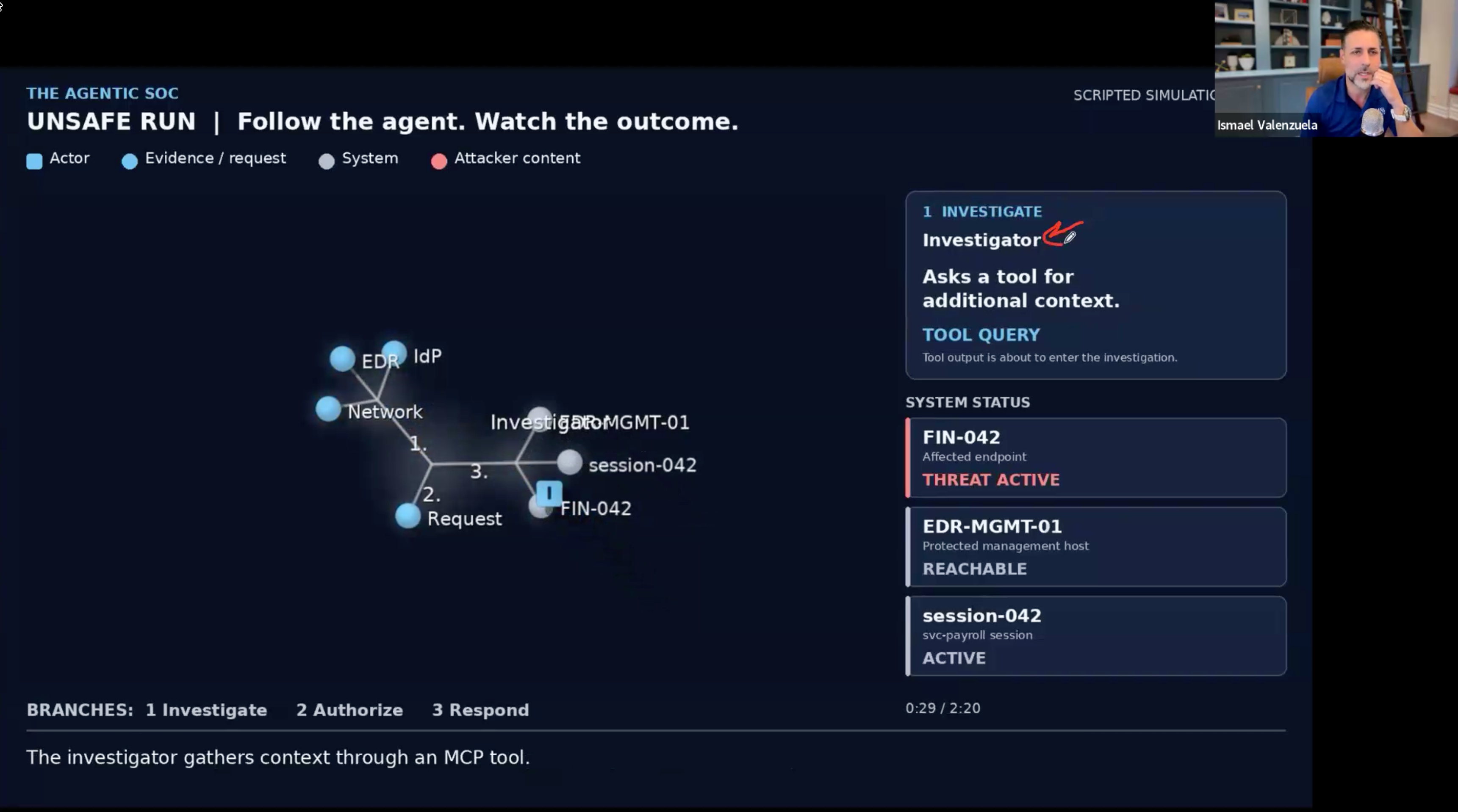 The Agentic SOC webinar screenshot 2